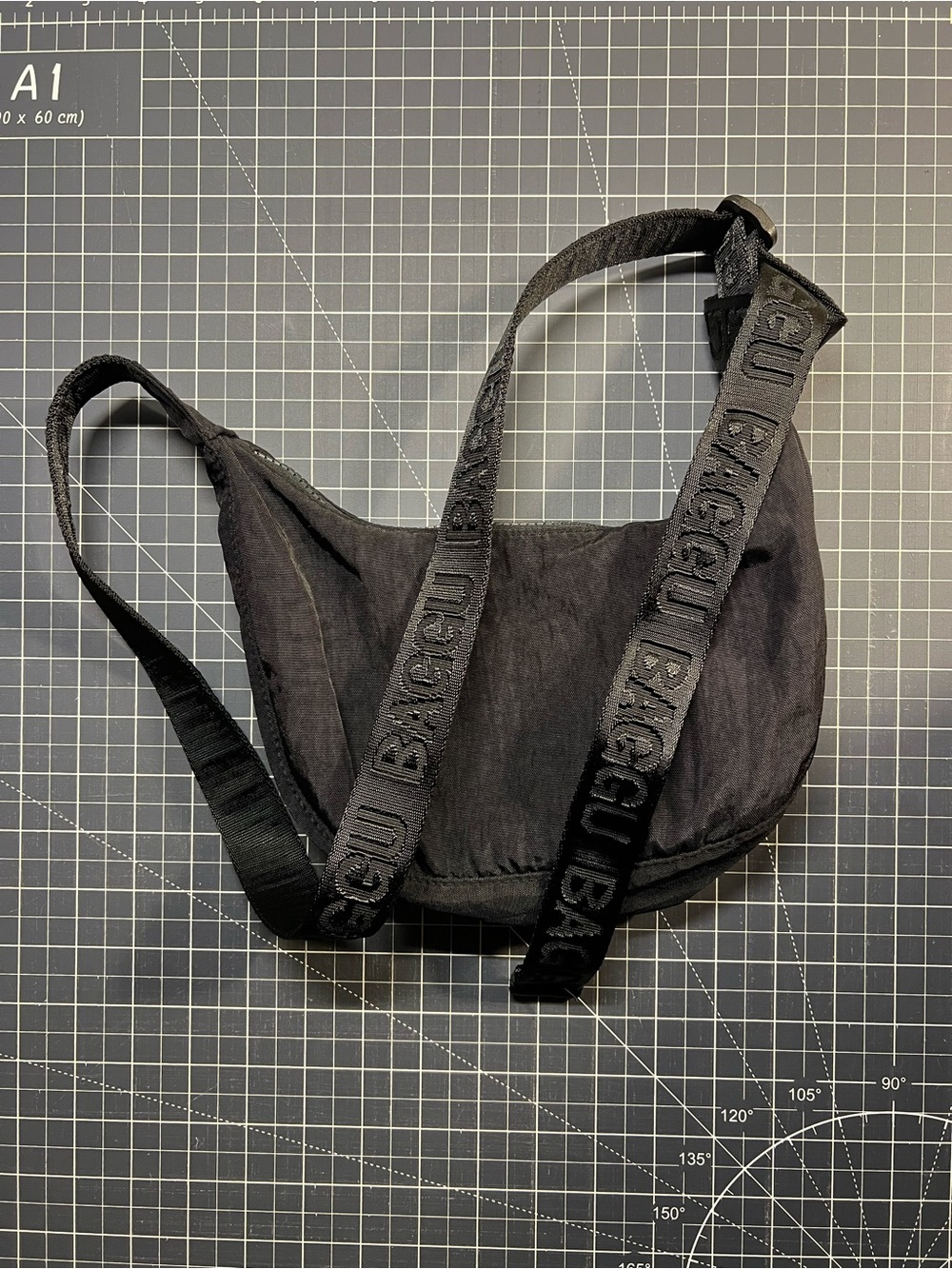 BAGGU Small Crescent Bag - Black